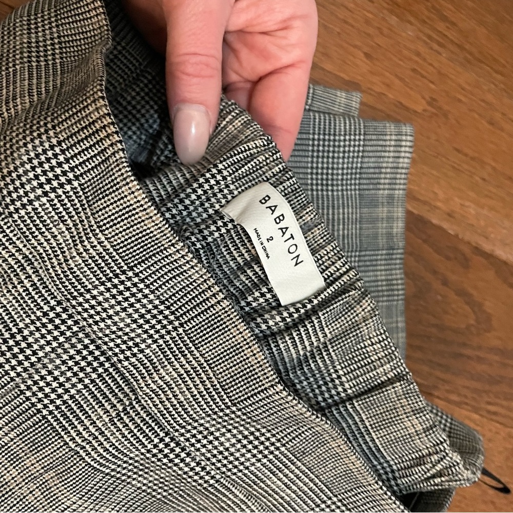Babaton Cropped Conan - size 2 plaid